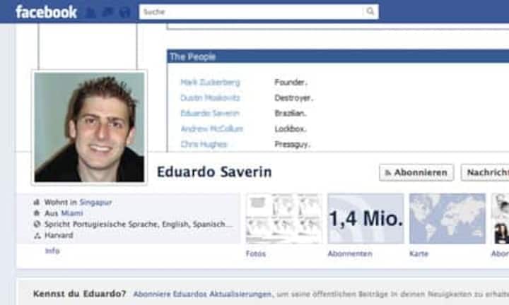 Für seinen 4-Prozent-Anteil gab Eduardo Saverin sogar die Staatsbürgerschaft der USA auf.