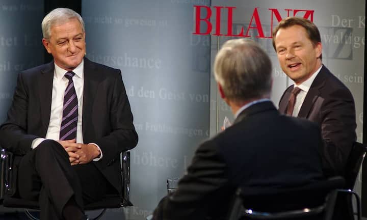 Jörg Reinhardt, VRP Novartis;
Christoph Franz, VRP Roche;
Dirk Schütz, CR Bilanz;