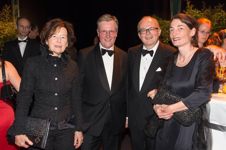 Elisabeth Kopp, alt Bundesrätin; Bruno Chiomento, EY; Heinrich Christen, EY, Antonella Pasqualini-Christen