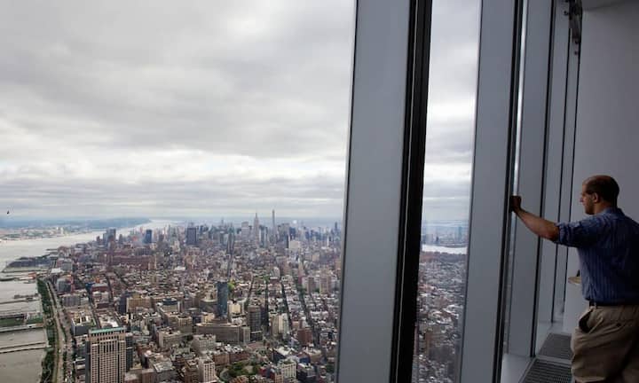 Hoch über Manhattan: Am 29. Mai eröffnet die «One World Observatory» genannte Plattform des neuen World Trade Centers.