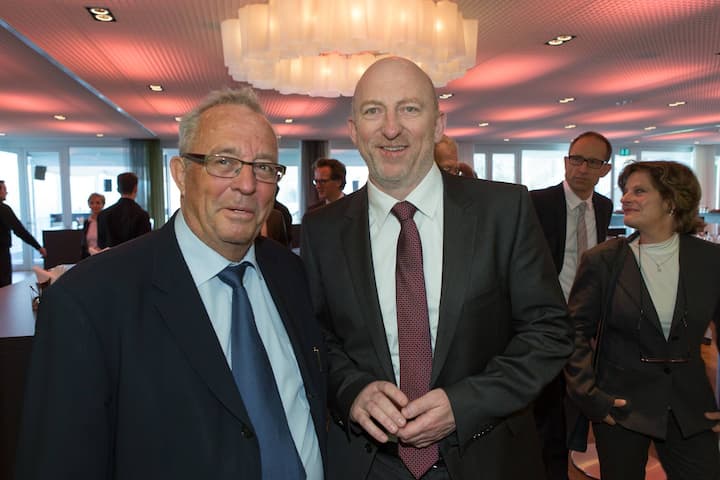 Hanspeter Lebrument, Südostschweiz Mediengruppe; Hans Schneeberger, Chefredaktor Migros Magazin