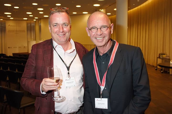 Lorenz Harzenmoser, CEO, RIWAX-Chemie AG; Hannes Schmid, Schmid + Zoller GmbH