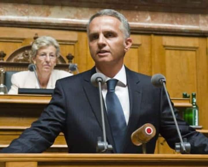 Bundesrat Didier Burkhalter fordert: «Ich glaube, es ist wichtig, dass die Vereinigten Staaten sich als Kraft für den Frieden einsetzen.»