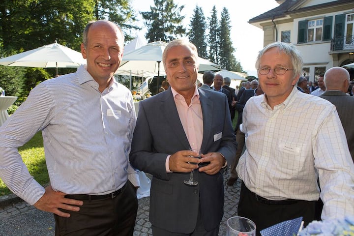 Jürg Hunziker, VR, Sungard (Switzerland) SA; Ronald Sauser, VR-Delegierter & Vorsitzender, Leonardo & Co.; Bruno von Rotz, VR-Präsident, Zwischengas AG