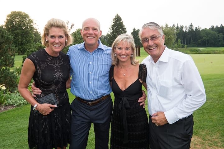 Tanja Fruithof, Geschäftsführerin Bucherer Zürich; Barend Fruithof, Credit Suisse; Bettina Stach, Stach Immobilien; Michel Burckhardt, Gründer & Präsident ZurichOpen