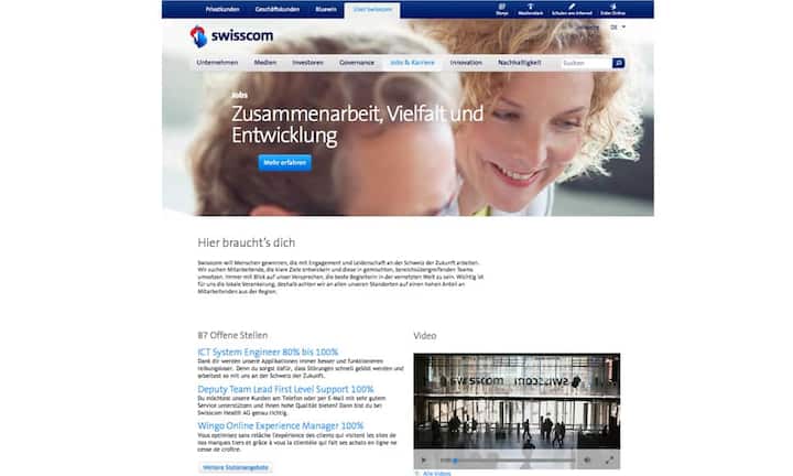 Platz 2: Swisscom