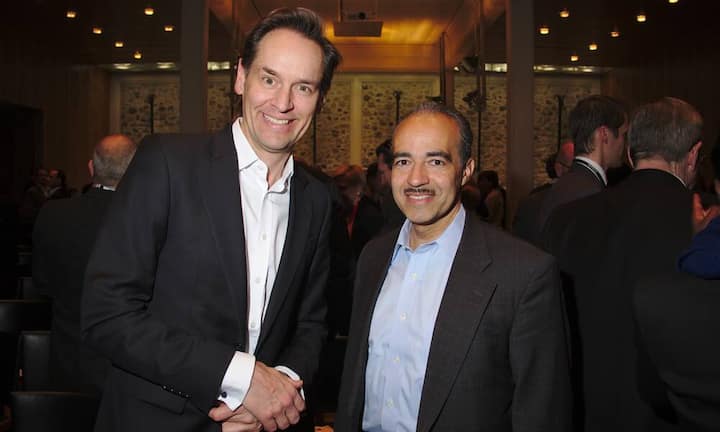 Patrick Warnking, Country Director, Google Switzerland GmbH;
Francisco Fernandez, CEO, Avaloq Evolution AG (v.l.n.r.)