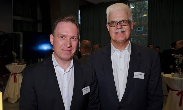 Roman Geiser, CEO & Managing Partner, Farner Consulting AG;
Martin Schläpfer, Migros-Genossenschafts-Bund (v.l.n.r.)