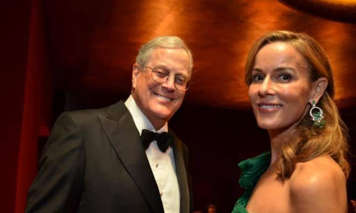 Platz 4: David und Julia Koch, 47,5 Milliarden Dollar. Nicht im Bild: Sein Bruder Charles und seine Frau Elisabeth. Sie belegen Platz 5 mit 47.4 Milliarden Dollar. Der Industriekonzern der US-amerikanischen Familie beschäftigt 100'000 Angestellte.