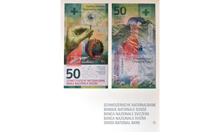 Der Geldschein unterscheidet sich aber stark von dem zuvor bekannt gewordenen Siegerentwurf des Wettbewerbs.