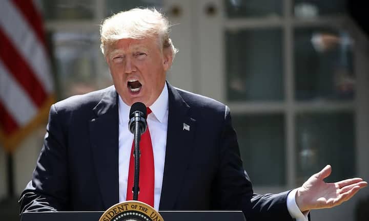 Der amerikanische Präsident Donald Trump ist für seine Rhetorik bekannt.