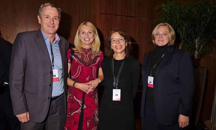 Christoph Pfenninger, Inhaber, PFC Financial Consulting AG;
Simone Bodenmüller, Client Executive, Cisco Switzerland GmbH;
Renata Schibler;
Katrin Rediger, CFO, WellPack AG   Bilder: Markus Senn