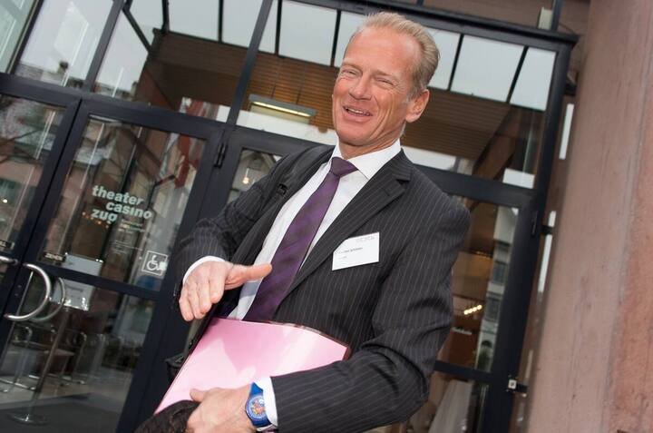 Carsten Schloter, CEO Swisscom, eilte gleich nach seinem Vortrag weiter