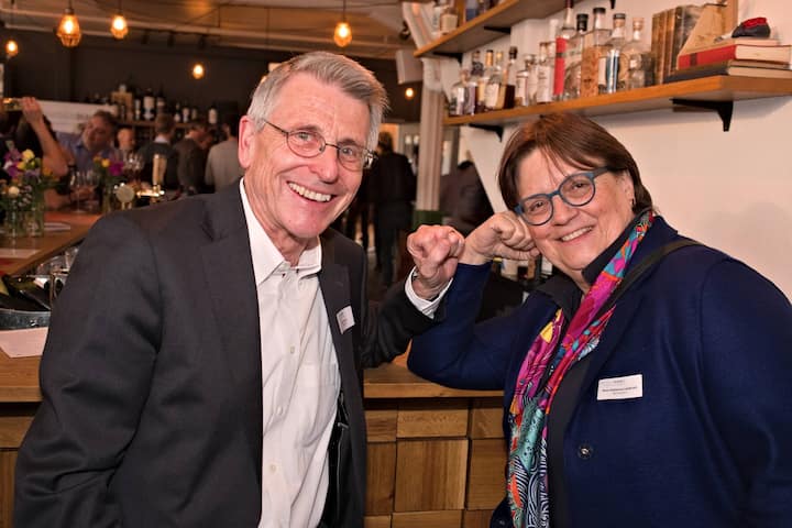 Heinrich M. Lanz, President, swisscontact Swiss Foundation for Technical Cooperation; Anna Katharina Laederach, Managing Partner, Leaders Solutions AG