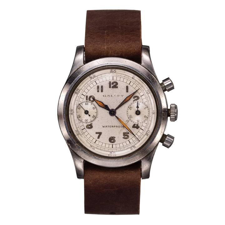 Gallet Multichron Clamshell circa 1938