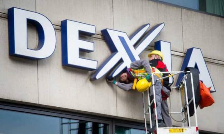 Dexia, Belgien. Weiterhin bestehender Kapitalbedarf: 0,34 Milliarden Euro.