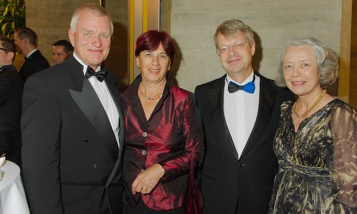 Ulf Berg, BLR & Partners AG; Ursula Berg; Peter Wuffli, Partners Group; Susanne Wuffli