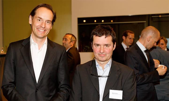 Patrick Warnking, Country Director Google Switzerland (links) und Nicolas Berg, General Partner des Venture-Fonds Redalpine