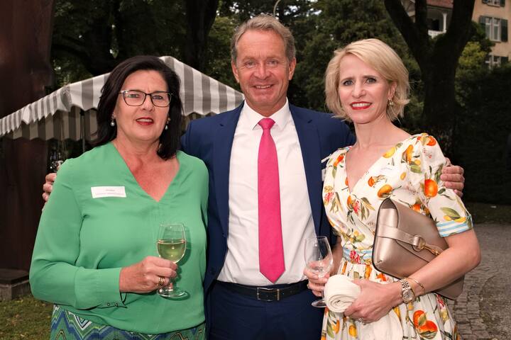 Doris Beck, Financial Architectures AG;Alexander Ospelt, Herbert Ospelt Anstalt;Aurelia Frick, ehemalige Aussenministerin, Liechtenstein