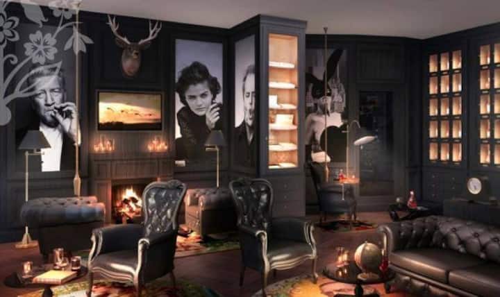 Auch gibt es eine Zigarren-Lounge...