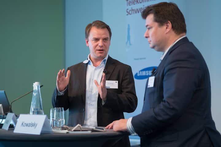 Johan Andsjö, CEO, Orange Communications SA, im Gespräch mit Marc Kowalsky