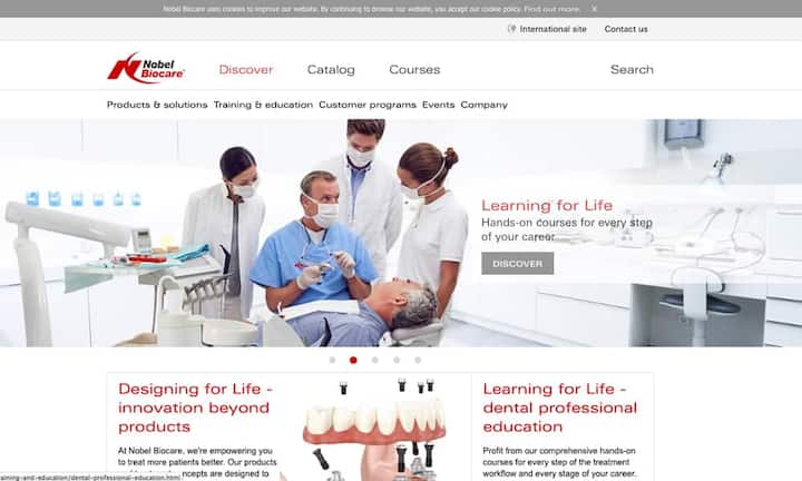 Auf Platz 10 liegt Nobel Biocare mit 50,4 Punkten. Im Vorjahr lag der Hersteller von Zahnimplantaten noch auf Platz 6.