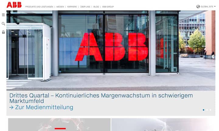 Platz 4: ABBPunktzahl: 63,7 von 100 (Vorjahr: Platz 2)