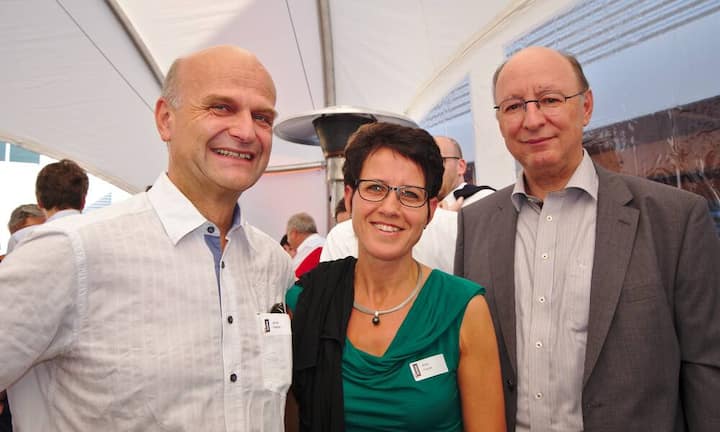Guido L. Fischer, Leiter Arbeitsinspektorat, Amt für Wirtschaft und Arbeit Thurgau;
Silvia Fischer, Inhaberin Goldschmiedeatelier Silvia Fischer;
Peter Maag, Direktor, Industrie- und Handelskammer Thurgau IHK
