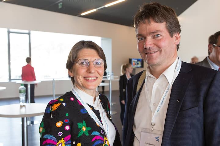 Hanna Rychener Kistler, CEO, IST International School of Tourism Management; Frank Bumann, CEO, St. Gallen-Bodensee Tourismus