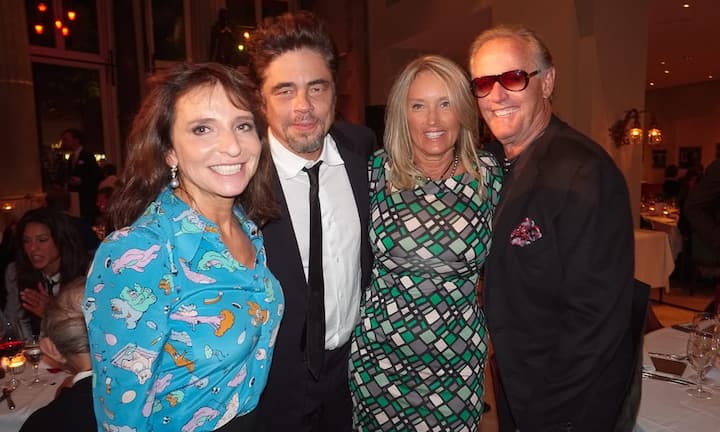 Susanne Bier, ZFF-Jurymitglied; Benicio del Toro, Schauspieler; Parky Fonda; Peter Fonda
