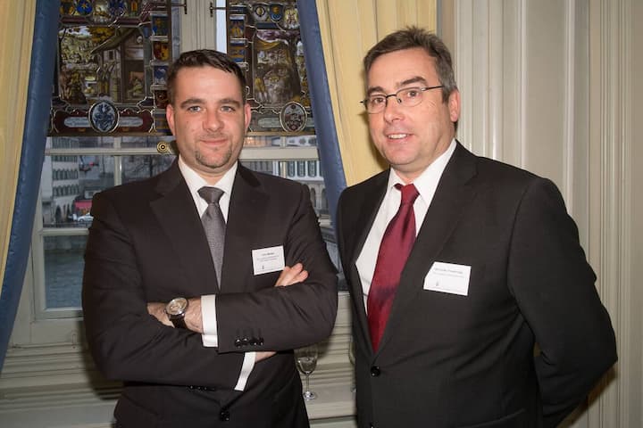 Felix Marbet, Trade Lane Manager USA/CA, DHL Logistics (Switzerland) Ltd.; Nicolas Trowbridge, Area Sales Manager Air- and Oceanfreight, DHL Logistics (Switzerland) Ltd.