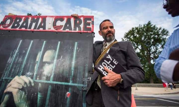 Trump will das bei Republikanern verhasste neue  Gesundheitsgesetz «Obamacare» abschaffen und mit einer marktbasierten Lösung ersetzen.