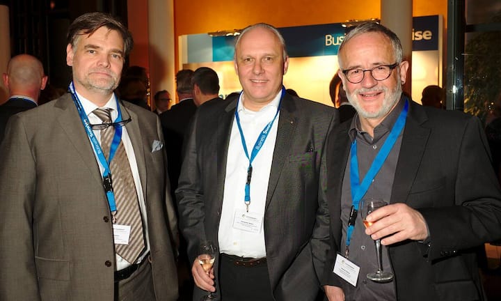 Patrick Mohler, Managing Director, Mohler Burkhard & Partner AG;
Hanspeter Weber, Leiter Vertrieb Unternehmensgeschäft, CSS Versicherung;
Markus Diener, Delegierter des Präsidiums, Krebsforschung Schweiz