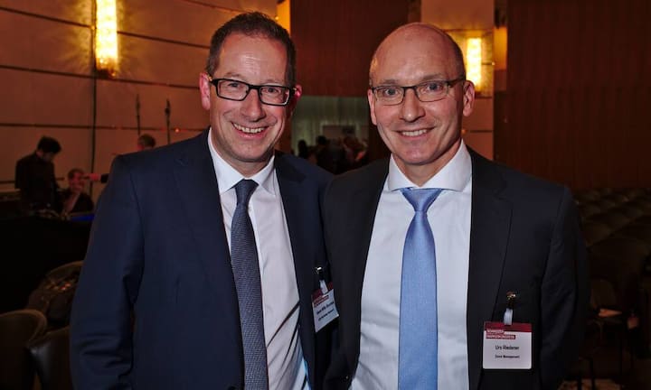 Hans-Willy Brockes, CEO, ESB Marketing Netzwerk;
Urs Riedener, CEO, Emmi Group