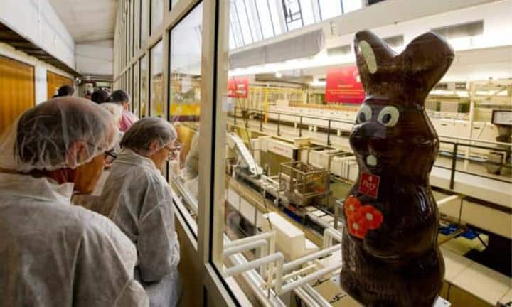 Süsses zu Ostern, Weihnachten oder zwischendurch wird bei Chocolat Frey produziert.