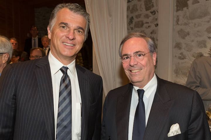 Sergio Ermotti, CEO, UBS AG; René Braginsky, President and Delegate of the Board, Incentive Asset Management AG
