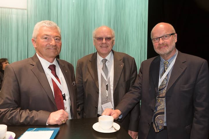 Urs Wälchli, Generalagent Helvetia Versicherungen; Bruno Moor, Inhaber, Moor Lichtdesign GmbH; Alecander Lüchinger, Managing Director, First Climate Switzerland AG