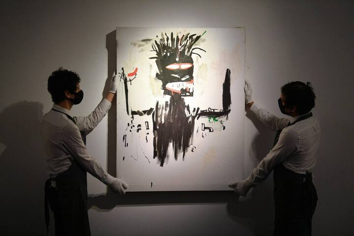 ... Selbstportrait von Jean-Michel Basquiat, ...