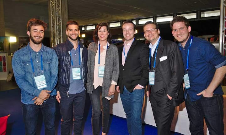 Adrian Boller, Swisscom;
Dominic Schlegel, Swisscom;
Nina Vutk, Swisscom;
Berthold Baurek-Karlic, Investor, Venionaire Capital;
Martin Steininger, Investor, Venionaire Capital;
David Hengartner, Swisscom