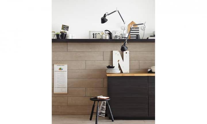 ...der natürliche Materialien...