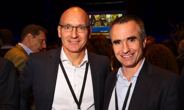 Urs Riedener, CEO, Emmi;
Daniel Schmutz, CEO, Helsana Versicherungen