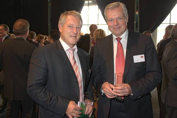 Urs Berger, VRP, Die Mobiliar; Geri Aebi, CEO, Wirz-Gruppe