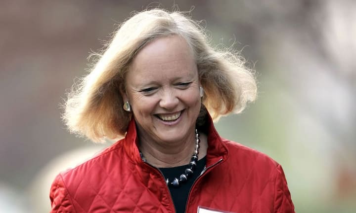 Margaret «Meg» Cushing Whitman war war bis 2008 Mitglied des Verwaltungsrates bei Ebay und gilt als die erste Milliardärin aus dem Internetzeitalter. Die amerikanische Managerin ist seit 2011 Chefin und Präsidentin von HP und hat zwei Söhne, die wie sie einst die Princeton University besuchen. (Bild: Keystone)