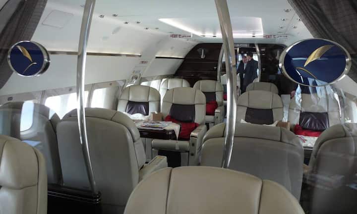 Allerdings ist der Platz auch im geräumigsten Charterflugzeug begrenzt.