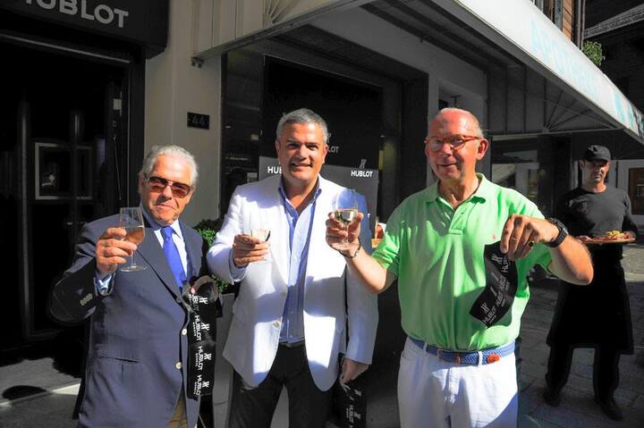 Benoit de Gorsky, Hublot-CEO Ricardo Guadalupe, Hublot Polo Gold Cup-Chef Pierre Genecand.