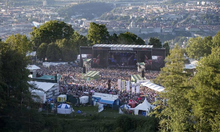 Die fünf grössten Open-Airs der Schweiz
5. Gurten, Bern 20'000 Zuschauer pro Tag