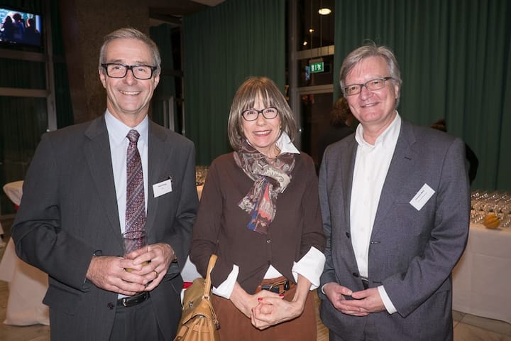 Daniel Küng, OSEC; Maria Heimgartner, MH-Consulting; Christian Merk, Zurich Versicherung