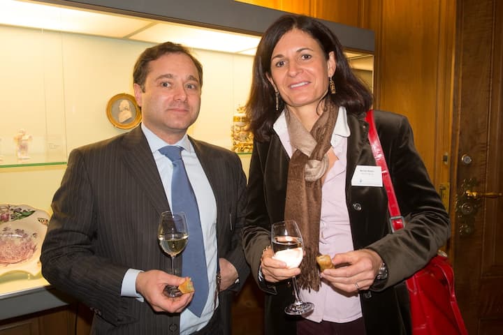 Alexander Pertot, Bain & Company Switzerland; Monika Walser, CEO, Freitag Lab