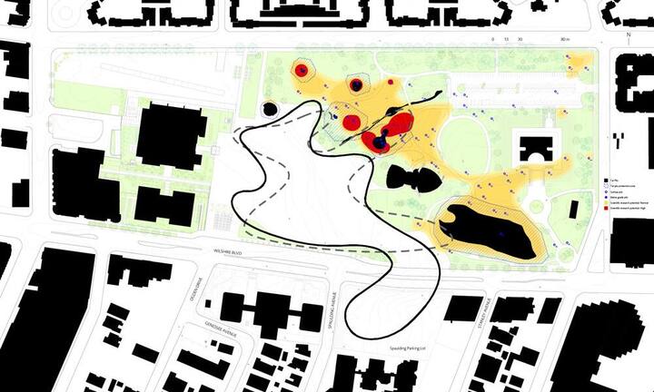 Anwohner befürchteten, dass Zumthor diesen schaden würde. 2014 hat Zumthor sein Gebäude darum nach hinten versetzt, um die archäologischen Stätten zu schonen.
Bild: Atelier Peter Zumthor & Partner