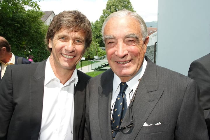 André Lüthi, CEO Globetrotter; Moritz Suter, Privatier.
